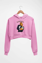 Load image into Gallery viewer, camel cigarette Crop HOODIE FOR WOMEN-Light Baby Pink-Ektarfa.online
