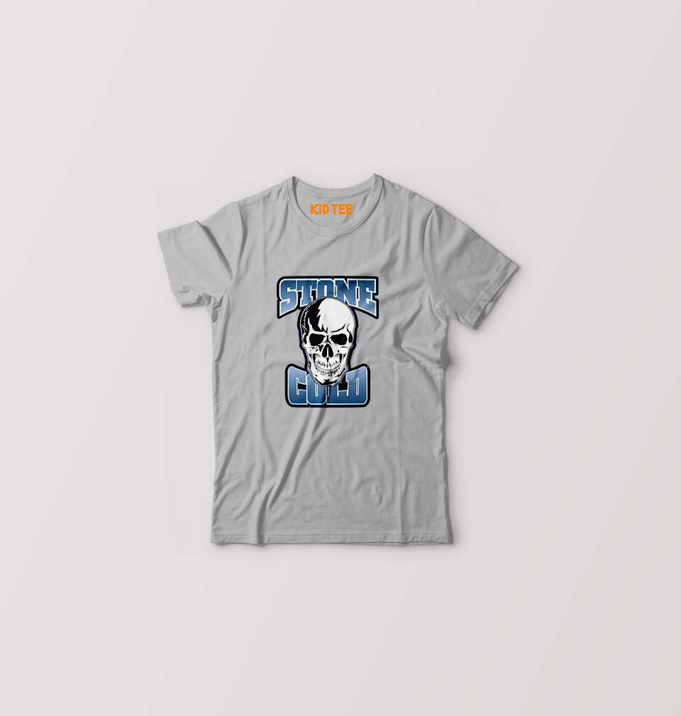 Stone Cold Steve Austin T-Shirt for Boy/Girl-Grey-Ektarfa.online