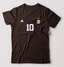 Load image into Gallery viewer, Argentina Fottball 10 T-Shirt for Men-Coffee Brown-Ektarfa.online
