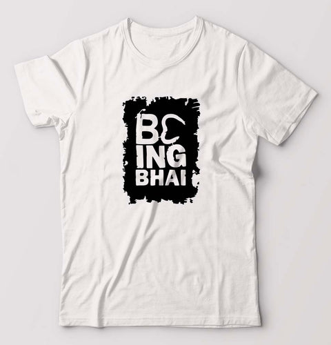 Being Bhai T-Shirt for Men-White-Ektarfa.online