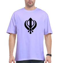 Load image into Gallery viewer, sikh Oversized T-Shirt for Men-Lavender-Ektarfa.online
