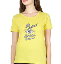 Load image into Gallery viewer, bugs bunny T-Shirt for Women-Yellow-Ektarfa.online
