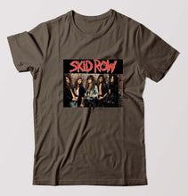 Load image into Gallery viewer, SKID ROW T-Shirt for Men-Olive Green-Ektarfa.online
