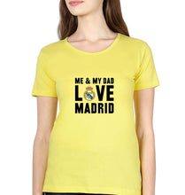 Load image into Gallery viewer, Love Real Madrid T-Shirt for Women-Yellow-Ektarfa.online
