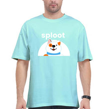 Load image into Gallery viewer, Sploot Oversized T-Shirt for Men-Mint-Ektarfa.online
