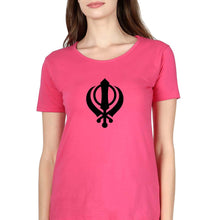Load image into Gallery viewer, sikh T-Shirt for Women-Pink-Ektarfa.online
