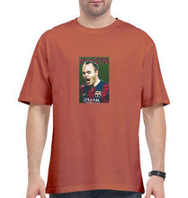 Load image into Gallery viewer, iniesta Oversized T-Shirt for Men-Coral-Ektarfa.online
