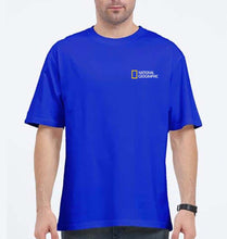 Load image into Gallery viewer, National Geographic Oversized T-Shirt for Men-Royal Blue-Ektarfa.online
