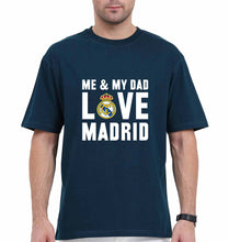 Load image into Gallery viewer, Love Real Madrid Oversized T-Shirt for Men-Petrol Blue-Ektarfa.online
