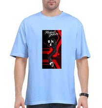 Load image into Gallery viewer, Michael Jackson Oversized T-Shirt for Men-Baby Blue-Ektarfa.online
