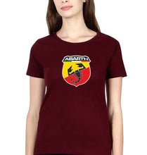 Load image into Gallery viewer, Abarth T-Shirt for Women-Maroon-Ektarfa.online
