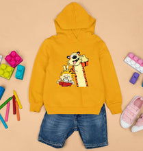 Load image into Gallery viewer, calvin hobbes Kids Hoodie for Boy/Girl-Mustard Yellow-Ektarfa.online
