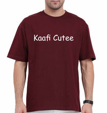 Load image into Gallery viewer, Kaafi Cutee Oversized T-Shirt for Men-Maroon-Ektarfa.online
