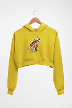 Load image into Gallery viewer, Sting Energy Crop HOODIE FOR WOMEN-Mustard Yellow-Ektarfa.online

