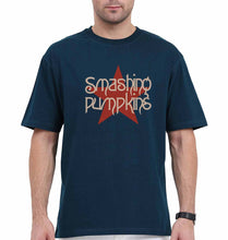Load image into Gallery viewer, Smashing Pumpkins Oversized T-Shirt for Men-Petrol Blue-Ektarfa.online
