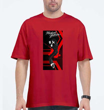Load image into Gallery viewer, Michael Jackson Oversized T-Shirt for Men-Red-Ektarfa.online
