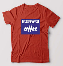 Load image into Gallery viewer, BHEL T-Shirt for Men-Brick Red-Ektarfa.online
