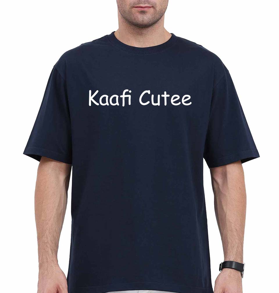 Kaafi Cutee Oversized T-Shirt for Men-Black-Ektarfa.online