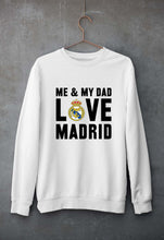 Load image into Gallery viewer, Love Real Madrid Unisex Sweatshirt for Men/Women-White-Ektarfa.online
