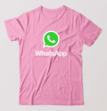 Load image into Gallery viewer, WhatsApp T-Shirt for Men-Light Baby Pink-Ektarfa.online
