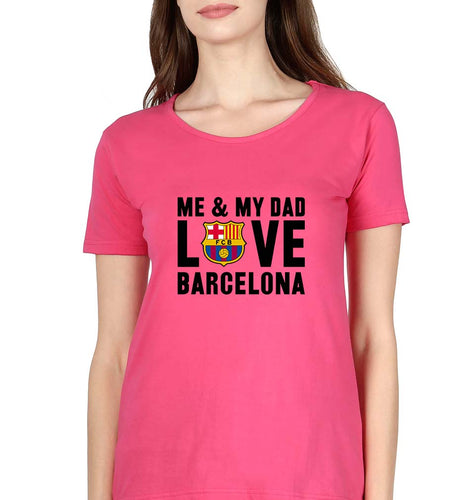 Love Barcelona T-Shirt for Women-Pink-Ektarfa.online