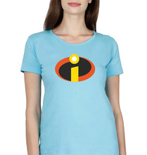 Load image into Gallery viewer, Incredibles T-Shirt for Women-SkyBlue-Ektarfa.online
