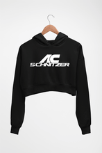 Load image into Gallery viewer, AC Schnitzer Crop HOODIE FOR WOMEN-Black-Ektarfa.online
