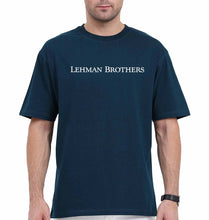 Load image into Gallery viewer, Lehman Brothers Oversized T-Shirt for Men-Petrol Blue-Ektarfa.online
