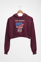 Load image into Gallery viewer, Cody Rhodes American Nightmare WWE Crop HOODIE FOR WOMEN-Maroon-Ektarfa.online
