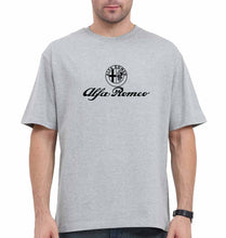 Load image into Gallery viewer, Alfa Romeo Oversized T-Shirt for Men-Grey-Ektarfa.online
