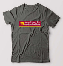 Load image into Gallery viewer, Punjab national bank (PNB) T-Shirt for Men-Charcoal-Ektarfa.online
