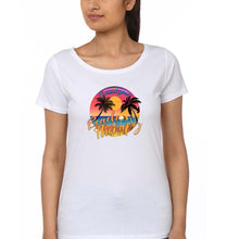 Load image into Gallery viewer, beach therapy T-Shirt for Women-White-Ektarfa.online
