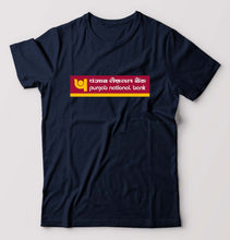 Load image into Gallery viewer, Punjab national bank (PNB) T-Shirt for Men-Navy Blue-Ektarfa.online
