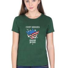 Load image into Gallery viewer, Cody Rhodes American Nightmare WWE T-Shirt for Women-Dark Green-Ektarfa.online
