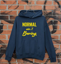 Load image into Gallery viewer, Normal Ain&#39;t Boring Unisex Hoodie for Men/Women-Navy Blue-Ektarfa.online
