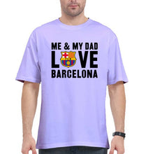 Load image into Gallery viewer, Love Barcelona Oversized T-Shirt for Men-Lavender-Ektarfa.online
