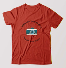 Load image into Gallery viewer, Life Photography T-Shirt for Men-Brick Red-Ektarfa.online
