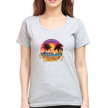 Load image into Gallery viewer, beach therapy T-Shirt for Women-Grey Melange-Ektarfa.online
