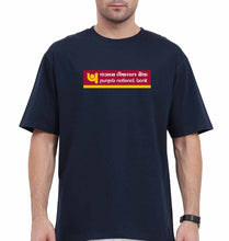 Load image into Gallery viewer, Punjab national bank (PNB) Oversized T-Shirt for Men-Navy Blue-Ektarfa.online
