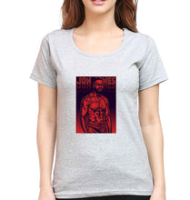 Load image into Gallery viewer, jon jones UFC T-Shirt for Women-Grey Melange-Ektarfa.online

