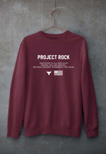 Load image into Gallery viewer, project rock Unisex Sweatshirt for Men/Women-Maroon-Ektarfa.online
