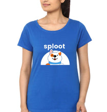 Load image into Gallery viewer, Sploot T-Shirt for Women-Royal Blue-Ektarfa.online
