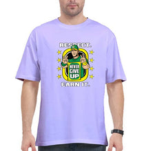 Load image into Gallery viewer, john cena never give up Oversized T-Shirt for Men-Lavender-Ektarfa.online
