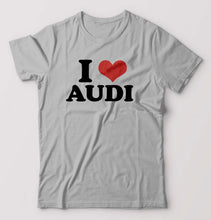 Load image into Gallery viewer, I LOVE AUDI T-Shirt for Men-Grey Melange-Ektarfa.online
