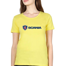 Load image into Gallery viewer, Scania T-Shirt for Women-Yellow-Ektarfa.online
