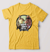 Load image into Gallery viewer, Grand Theft Auto (GTA) T-Shirt for Men-Golden Yellow-Ektarfa.online
