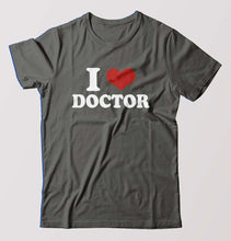 Load image into Gallery viewer, I LOVE DOCTOR T-Shirt for Men-Charcoal-Ektarfa.online

