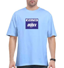 Load image into Gallery viewer, BHEL Oversized T-Shirt for Men-Baby Blue-Ektarfa.online
