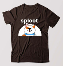 Load image into Gallery viewer, Sploot T-Shirt for Men-Coffee Brown-Ektarfa.online
