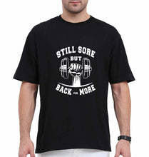 Load image into Gallery viewer, Gym Oversized T-Shirt for Men-Black-Ektarfa.online
